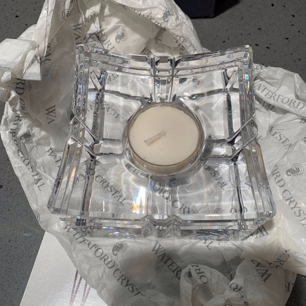 2003 Waterford Crystal Cygnus Votive candle holder